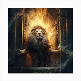 Lion Of The Gate Canvas Print