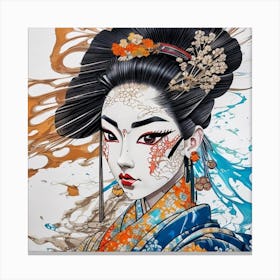 Geisha 1 Canvas Print