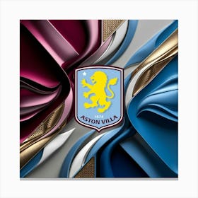 Aston Villa F.C Logo Wall Art 19 Canvas Print