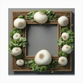 Frame Of Onions 1 Canvas Print