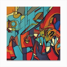 Abstract Painting Canvas Print