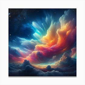 A vibrant sky 2 Canvas Print