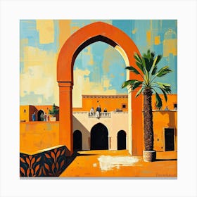 Arches Of Morocco Canvas Print