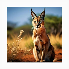 Kruger National Park Caracal Canvas Print