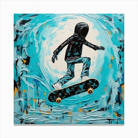 Skateboarder 4 Canvas Print