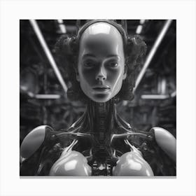 Cybernetic Woman 5 Canvas Print