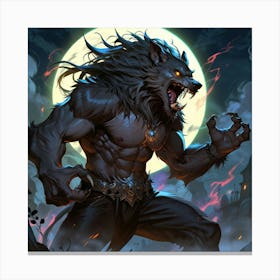 Werewolf 4 Canvas Print