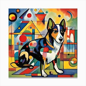 Colorful Dog Canvas Print