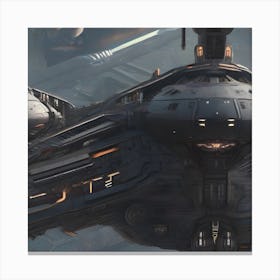 Spaceship 3 Canvas Print