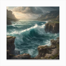 Stormy Seas Canvas Print