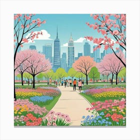 Garden Art Print (1) Canvas Print