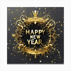 Happy New Year 54 Canvas Print