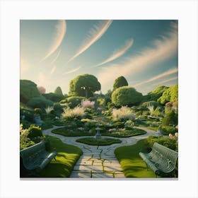 Garden In The Sky Canvas Print