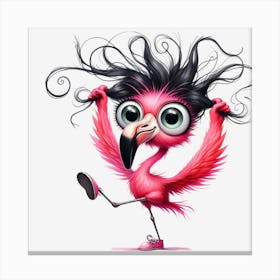 Pink Flamingo 2 Canvas Print