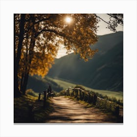 Autumn Path 5 Canvas Print