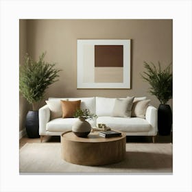 Modern Living Room 42 Canvas Print