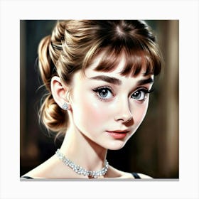 Audrey Hepburn Canvas Print