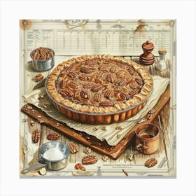 Pecan Pie 1 Canvas Print