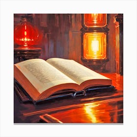 Open Book 11 Canvas Print