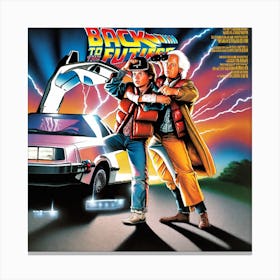 Back To The Future 3 Canvas Print