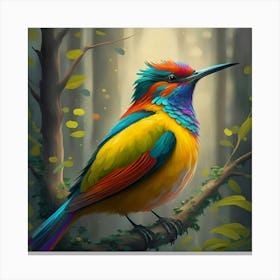 Colorful Bird 13 Canvas Print