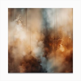 Abstract Minimalist Painting That Represents Duality, Mix Between Watercolor And Oil Paint, In Shade (38) Canvas Print