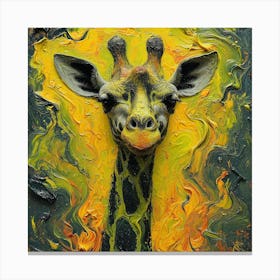 Csgboss Develop A Unique Oil Impasto Hand Painted Illustration Canvas Print