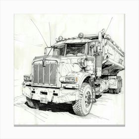 Dump Truck 1 Canvas Print