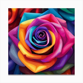 Colorful Roses 13 Canvas Print