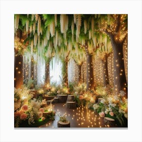 Fairy Forest Wedding 1 Canvas Print