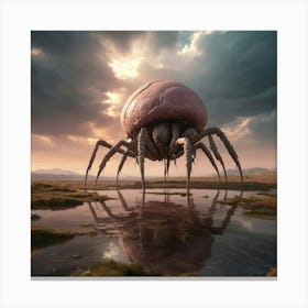 Alien Animal Art Print Canvas Print