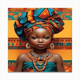 African Girl 3 Canvas Print