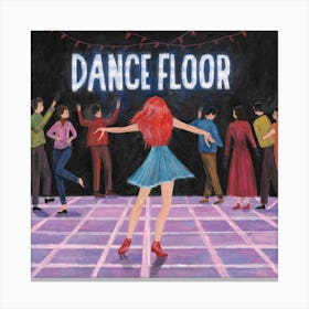 Dance Floor 5 Canvas Print