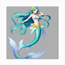 Mermaid 4 Canvas Print