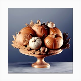 Thanksgiving Pumpkins 1 Canvas Print