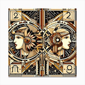 Art Deco 9 Canvas Print