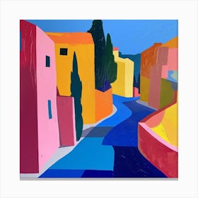 Abstract Travel Collection Rome Italy 4 Canvas Print