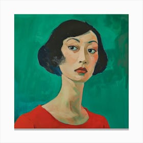 Portrait Of A Woman 601 Canvas Print