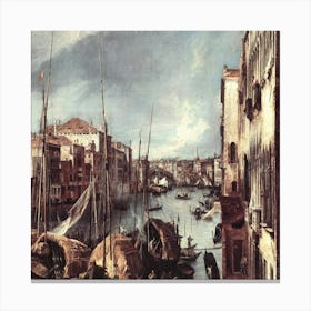 Grand Canal In Venice Canvas Print