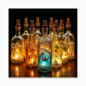 Of A Bottle Canvas Print