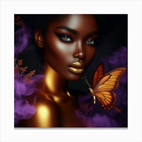 Black Butterfly 4 Canvas Print