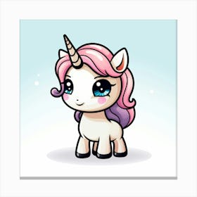 Cute Unicorn 211 Canvas Print