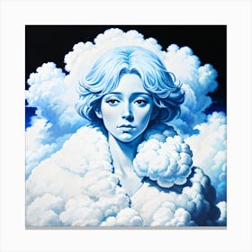 'Lady of the Clouds' Canvas Print