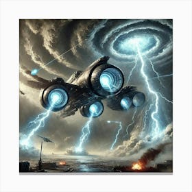 Tempest Class Gunship Hurricane Inducers Canvas Print