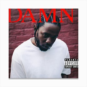 Kendrick Lamar Album Fanart 9 Canvas Print