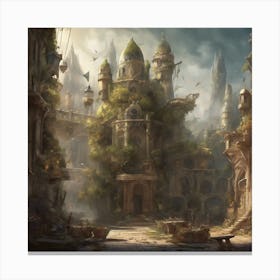 Fantasy City 39 Canvas Print