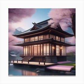 Japanese House 2 Canvas Print