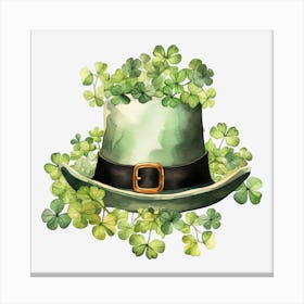 St Patrick'S Day Hat 3 Canvas Print