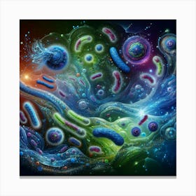 Cellular Organisms Canvas Print