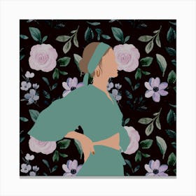 Flower Girl Poses (19) Canvas Print